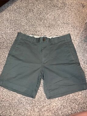 Men's JCrew Green Casual Chino Shorts